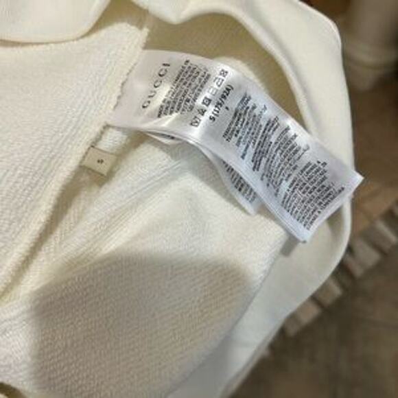 Men's Gucci FIRENZE 1921 cotton hoodie interlocking G/web stripe small/medium - Picture 13 of 16